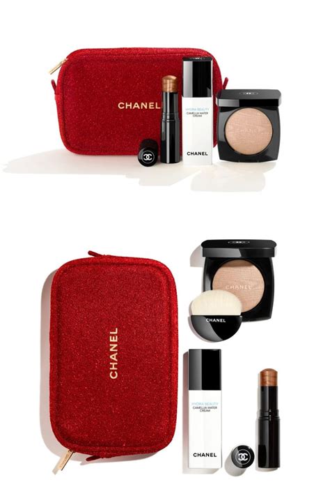 chanel makeup pouch set|chanel gift with purchase.